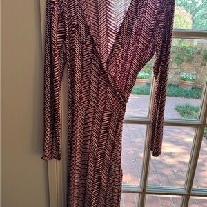 Banana Republic Wrap Dress 2024 fall colors